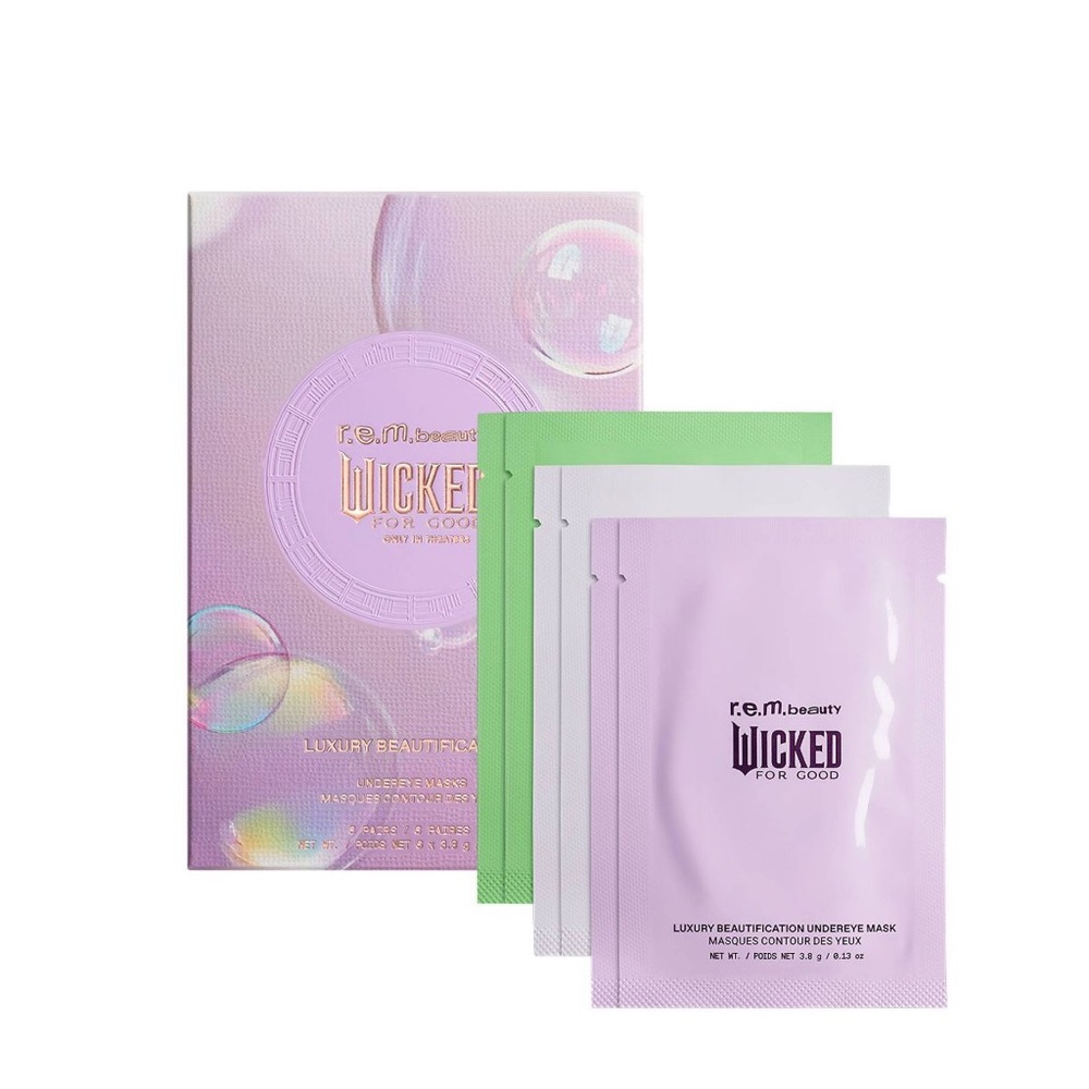 Rem Beauty Wicked For Good Undereye Masks gel patches hyaluronic acid caffeine
